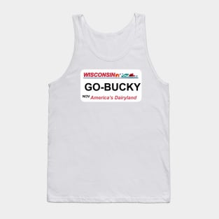 wisconsin license plate Tank Top